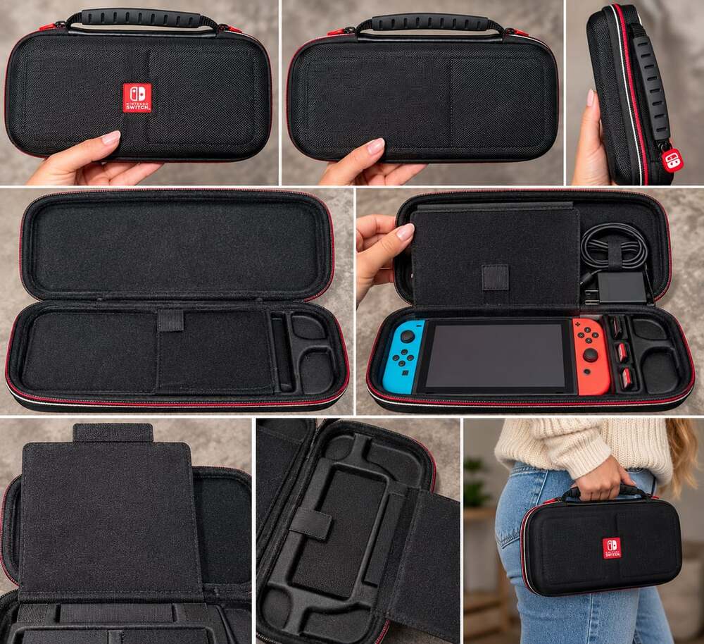 Nintendo Switch Deluxe Travel Case Black